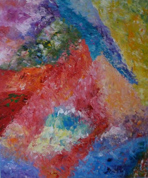 Hory, akrylová malba na plátně 80 x 110 cm, rok 2012