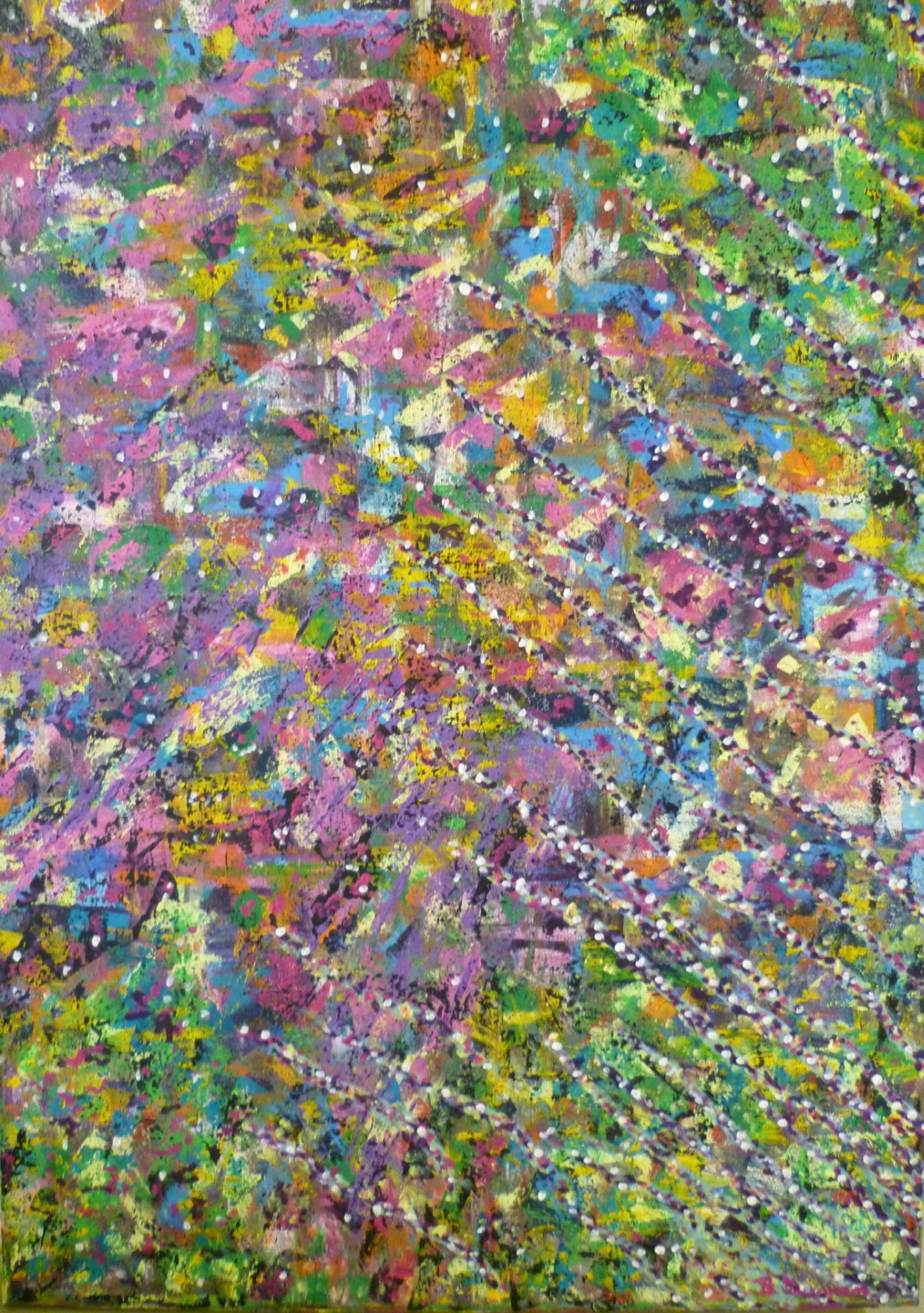 Jaro, akrylová malba na plátně 60 x 91 cm, rok 2023