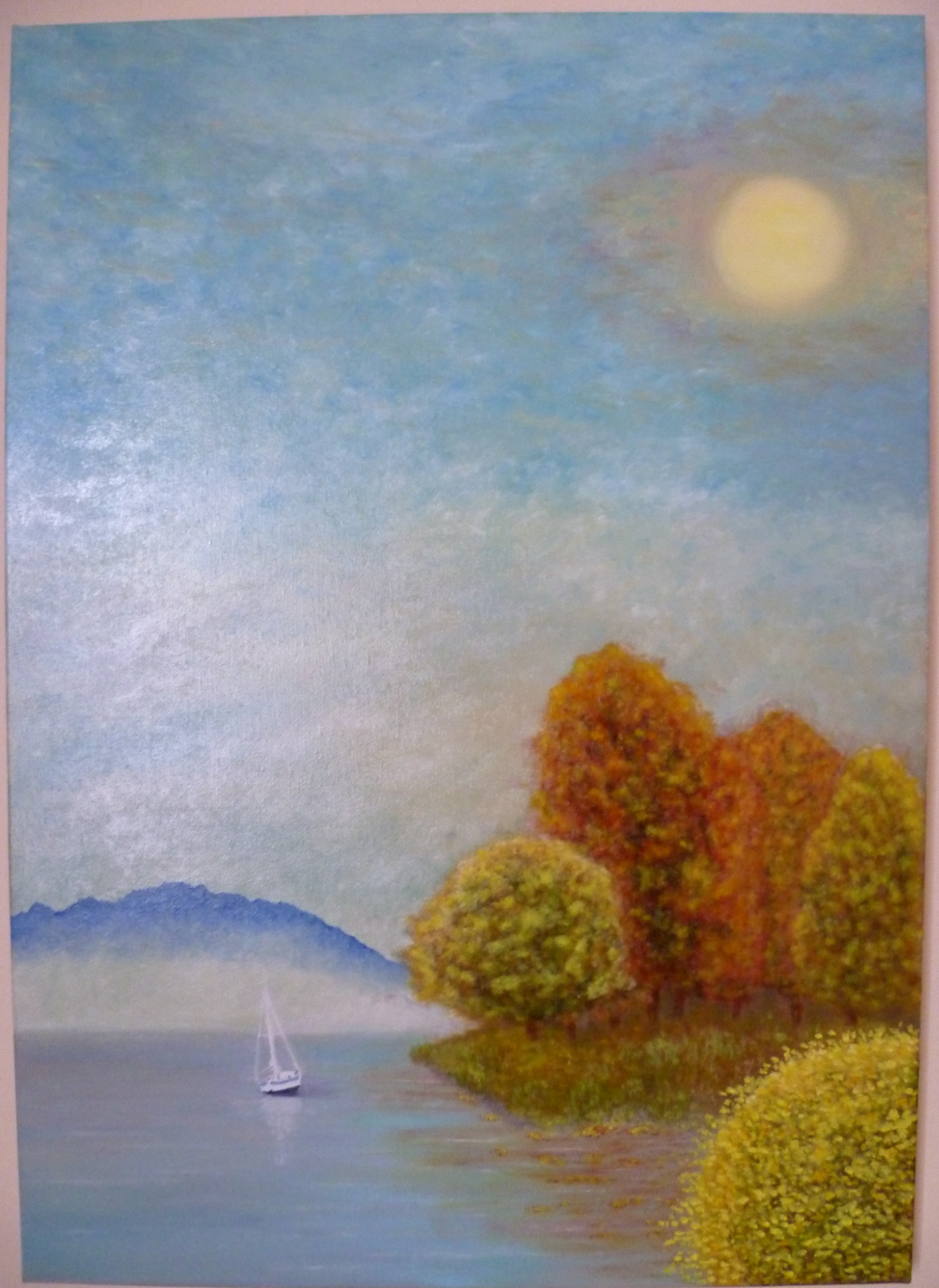 Podzim, olejomalba na plátně 50 x 70 cm, rok 2014