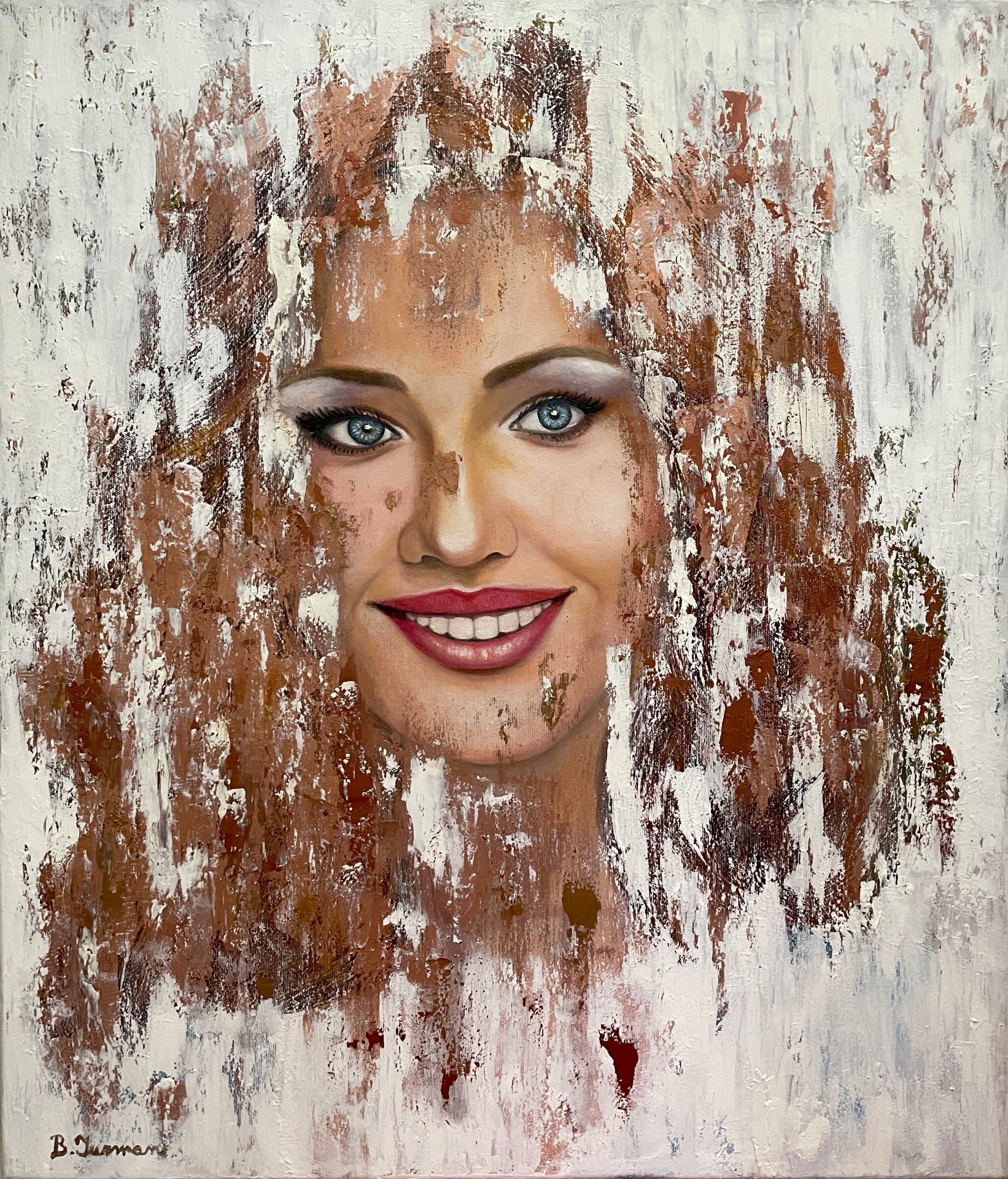 Eva, olejomalba na plátně 60 x 70 cm, rok 2022